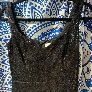 Dress the Population Black Sequin Dress